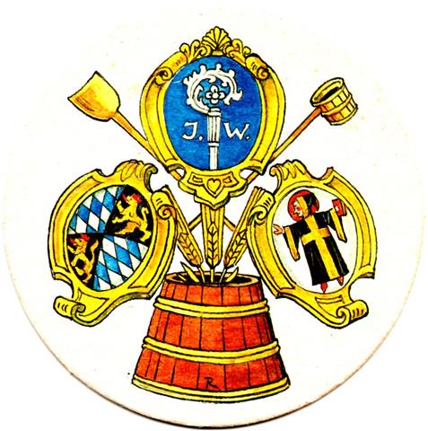 mnchen m-by august rund 1b (215-3 wappen mit hren) 